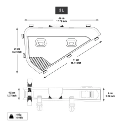 Riverside Bikepacking IPX6 Waterproof Size XS/S Full Frame Roll 12 Riverside Bikepacking IPX6 Waterproof Size XS/S Full Frame Roll -Alphanova Shop k03990ab9db630da3424d8e578b7c4ee6