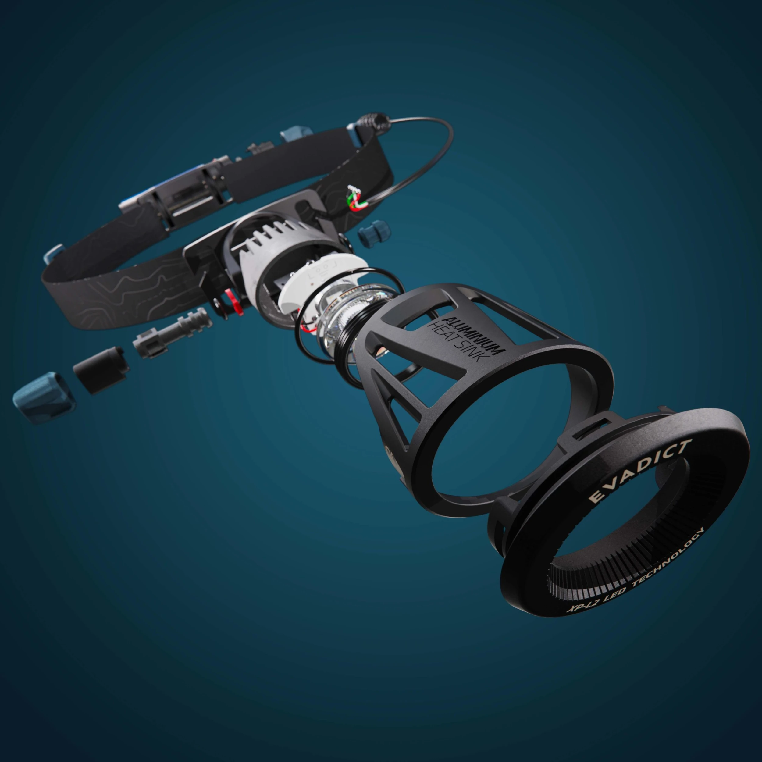 Evadict Ontrail 900 Lumens Trail Running Frontal Lamp 9 Evadict Ontrail 900 Lumens Trail Running Frontal Lamp - Image 7