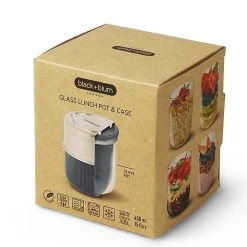 Black+Blum Glass Lunch Bowl 450ml Slate -Alphanova Shop k28e5252f57152de33659514e2d7b7d69