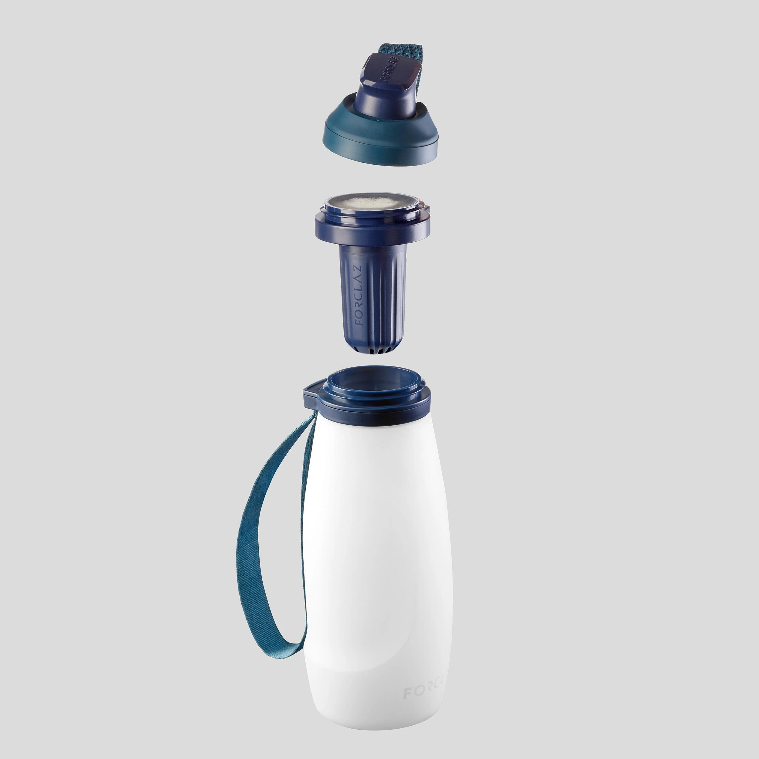 Forclaz Soft And Compressible Filter Bottle - 1 Litre 4 Forclaz Soft And Compressible Filter Bottle - 1 Litre - Image 2