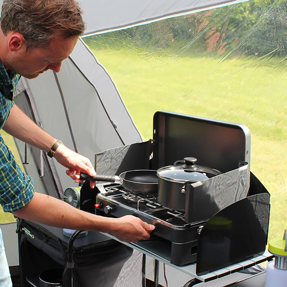 Outdoor Revolution Twin Burner Gas Stove & Grill 7 Outdoor Revolution Twin Burner Gas Stove & Grill - Image 5