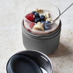 Black+Blum Glass Lunch Bowl 450ml Slate -Alphanova Shop k456140d8a6e71764f00b5c6cd0be2aa4