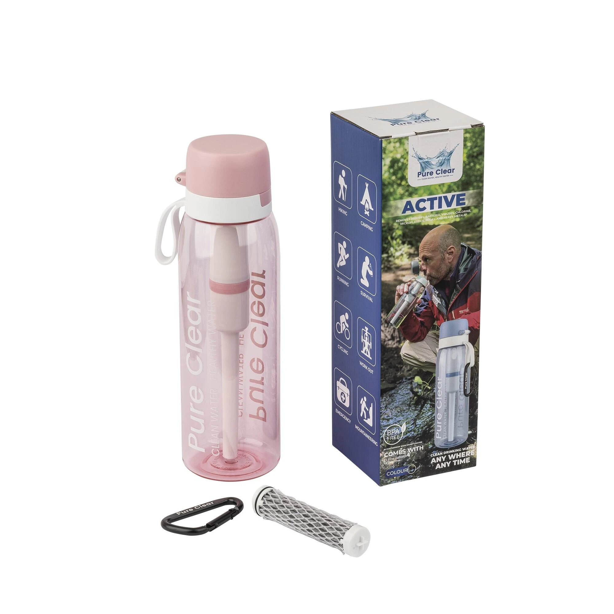 Pure Clear Active Filter Water Bottle 12 Pure Clear Active Filter Water Bottle - Image 10