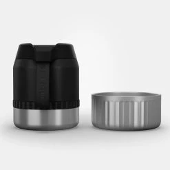 Quechua Stainless Steel Isothermal Food Box For Hiking MH500 0.8 L With Bowl Black -Alphanova Shop k65696e8c1e3be71e5d620f434004ef50