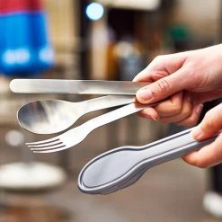 Black+Blum Stainless Steel Cutlery Set With Case Grey -Alphanova Shop k6e8860304869fc8c8346ff2f981f5405