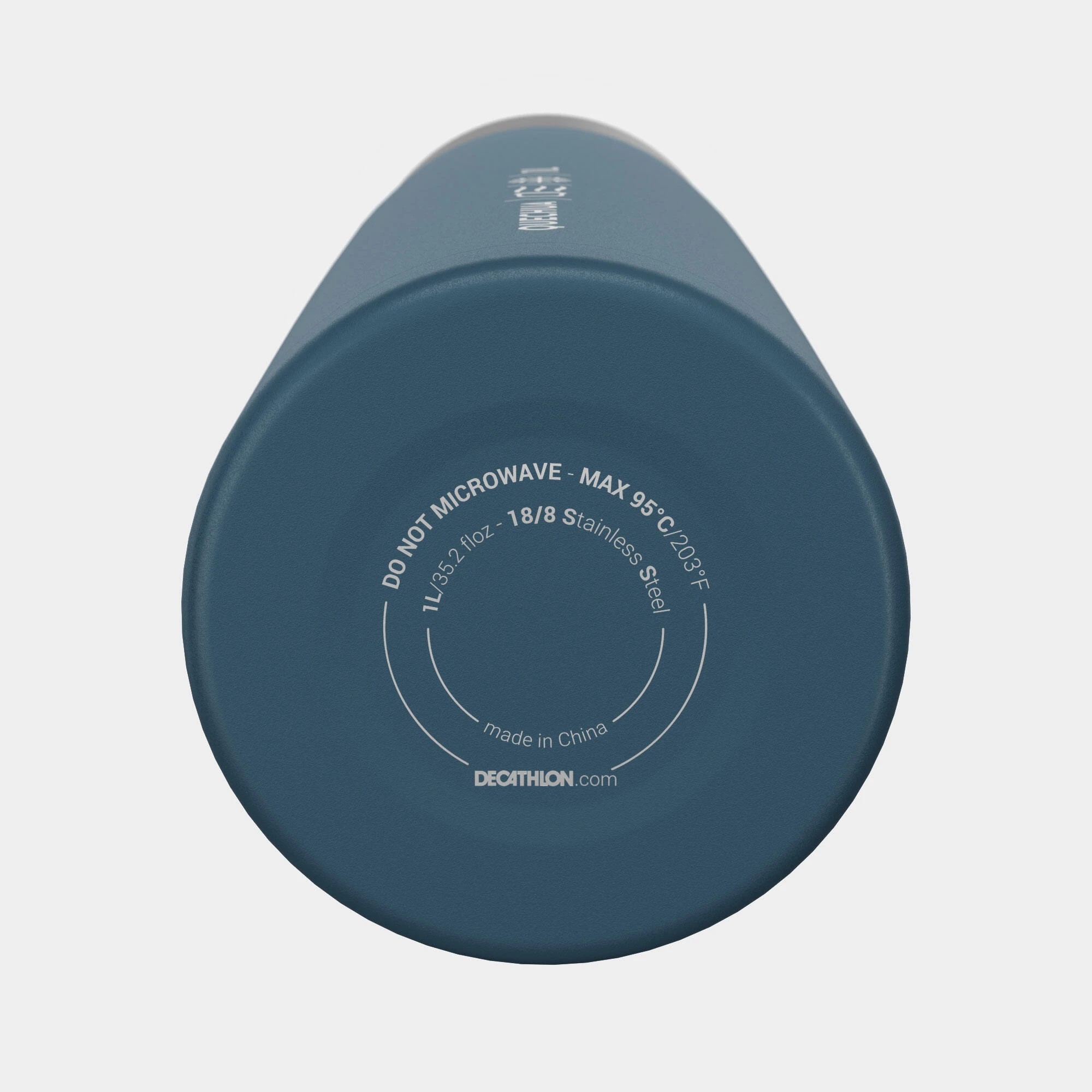 Quechua Stainless Steel Insulated Hiking Bottle 1 L Blue 10 Quechua Stainless Steel Insulated Hiking Bottle 1 L Blue - Image 8