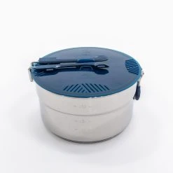 Quechua Hiker's Camping Stainless Steel Cooking Set MH100 4 Person (2.6 L) -Alphanova Shop k73fcf6f46345e0083dd43cbea33b70e4