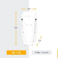 Forclaz Women’s Ultralight Trekking Backpack 45+10 L -Alphanova Shop k89aa17a85440973a5bdeb2cf73a86143