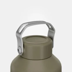 Quechua Stainless Steel Hiking Flask With Screw Cap MH100 1.5 L Khaki -Alphanova Shop k91f39300402399ba2e9c474f23f2fd92