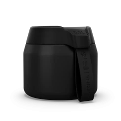 Quechua Stainless Steel Isothermal Food Box For Hiking MH500 0.5 L Black