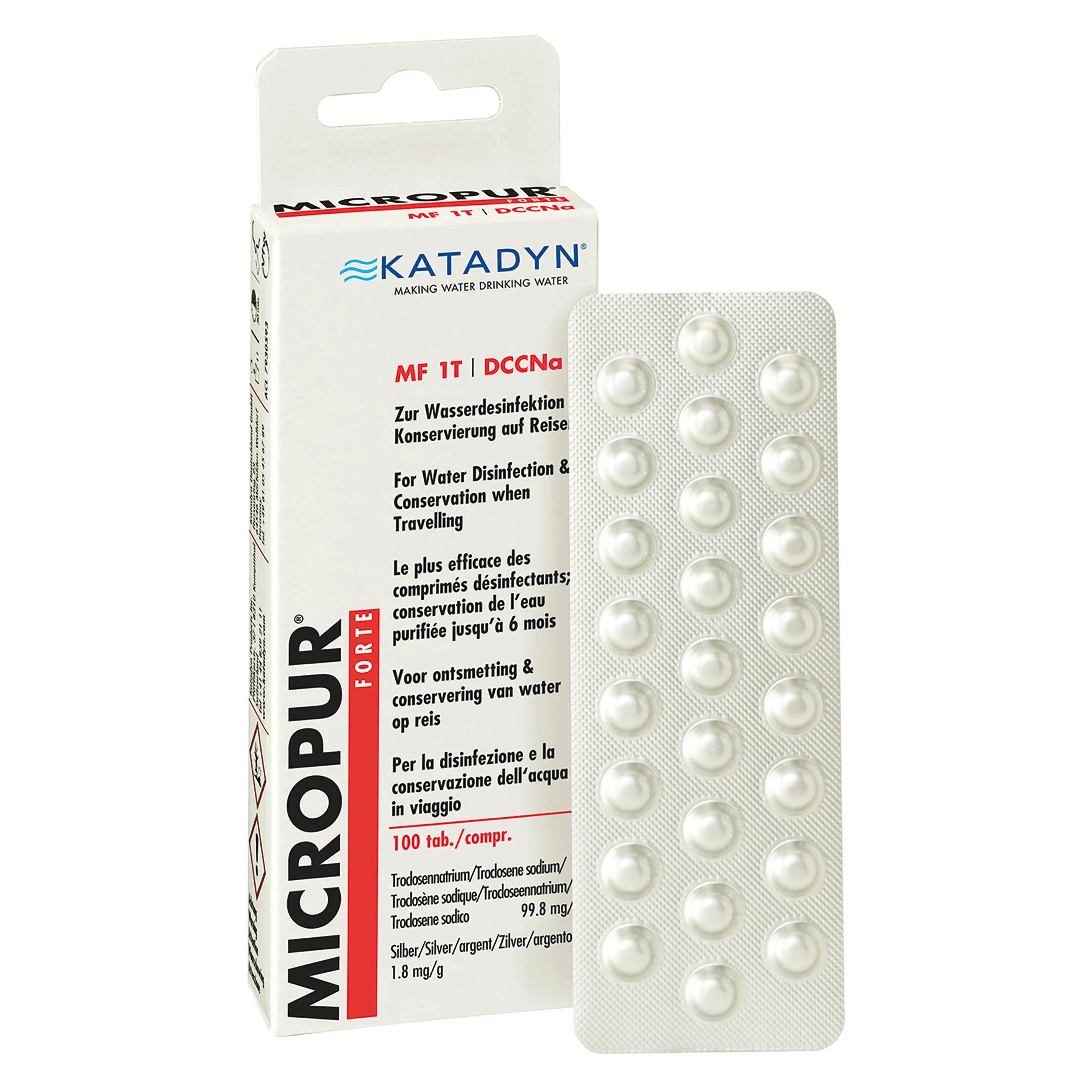 Katadyn Water Purifying Tablets X100 3 Katadyn Water Purifying Tablets X100