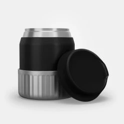 Quechua Stainless Steel Isothermal Food Box For Hiking MH500 0.8 L With Bowl Black -Alphanova Shop ka2e12d4fd47de5b6c38e2f06a732e432