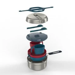 Quechua Stainless Steel Camping Cook Set