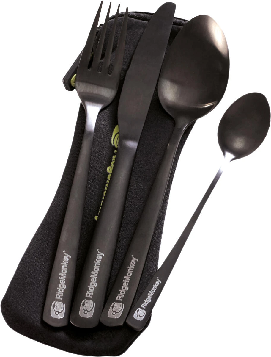 Ridge Monkey RidgeMonkey DLX Cutlery Set 4 Ridge Monkey RidgeMonkey DLX Cutlery Set - Image 2