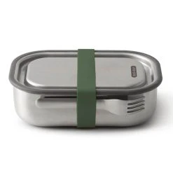 Black+Blum Stainless Steel Lunch Box Olive