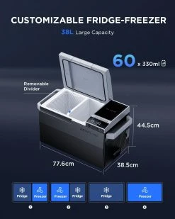 EcoFlow Glacier Portable Fridge Freezer Ice Maker + Battery Bundle 15 EcoFlow Glacier Portable Fridge Freezer Ice Maker + Battery Bundle -Alphanova Shop kd7ebbb8fc242268ec1aa8dc382745342
