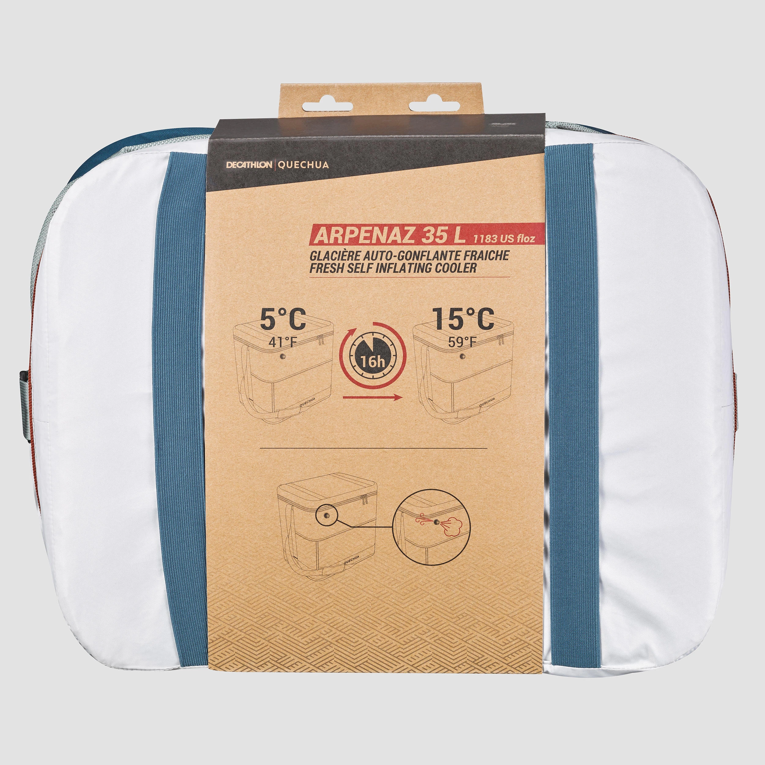 Quechua Camping Flexible Cooler - 35 L 7 Quechua Camping Flexible Cooler - 35 L - Image 5
