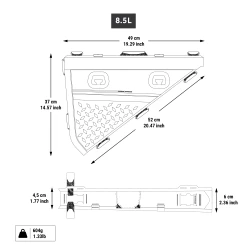 Riverside Bikepacking IPX6 Waterproof Size M/L/XL Full Frame Roll 12 Riverside Bikepacking IPX6 Waterproof Size M/L/XL Full Frame Roll -Alphanova Shop ke914a7b6e954edc82dce660b9ebe581d