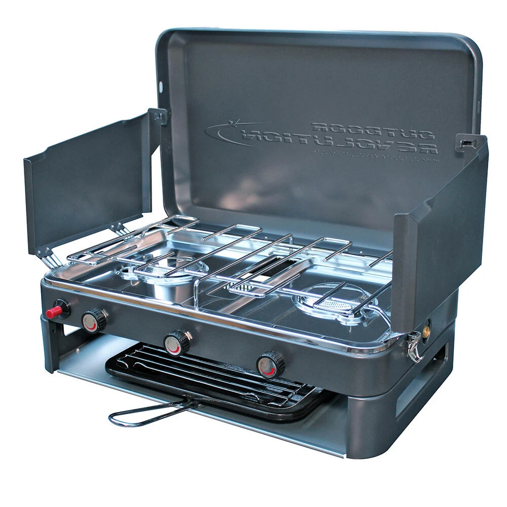 Outdoor Revolution Twin Burner Gas Stove & Grill 3 Outdoor Revolution Twin Burner Gas Stove & Grill