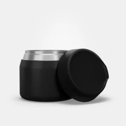 Quechua Stainless Steel Isothermal Food Box For Hiking MH500 0.5 L Black -Alphanova Shop kecf07f6b93c0658ae7112180b355b89a