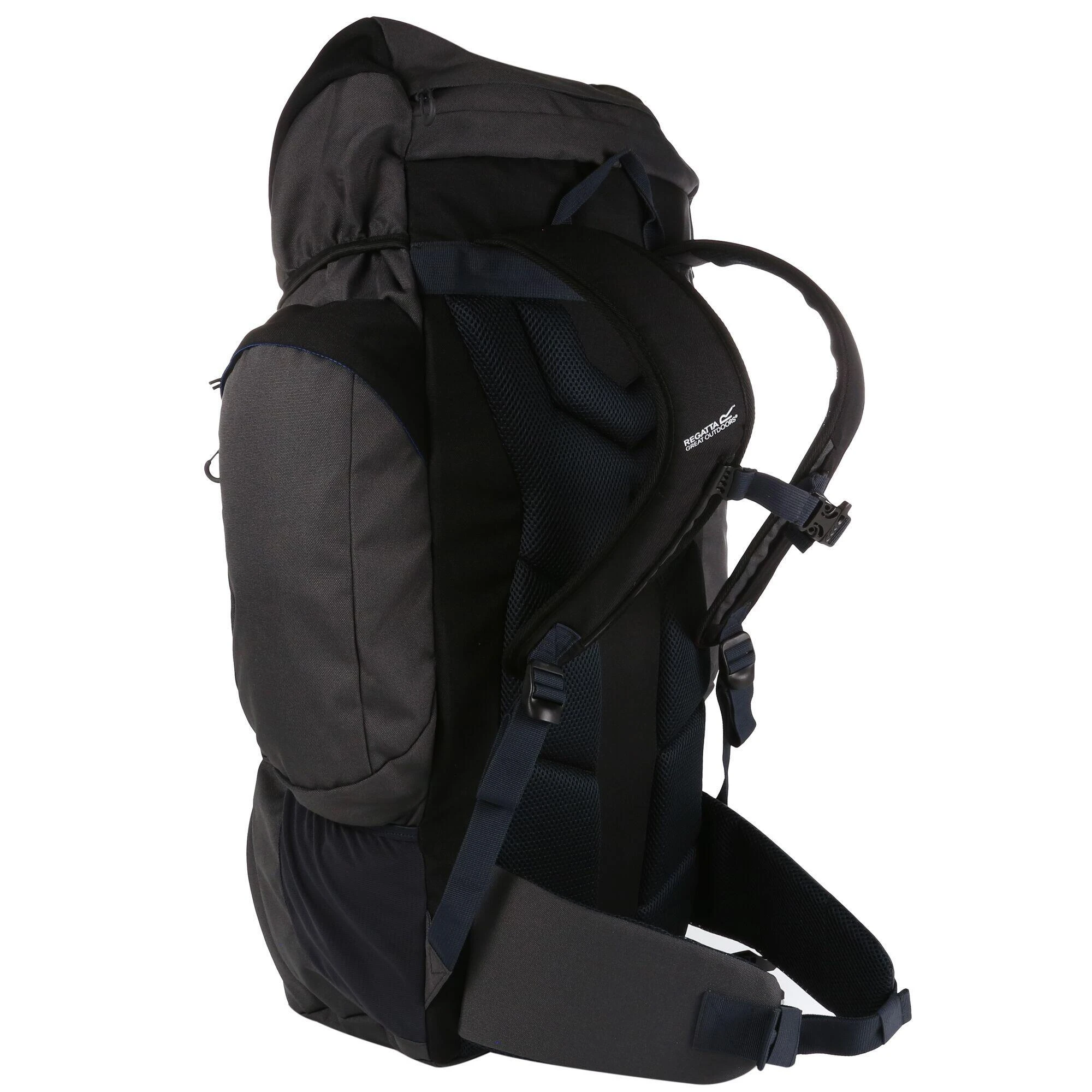 Regatta Highton 65L Hiking Backpack (Black/Ebony) 4 Regatta Highton 65L Hiking Backpack (Black/Ebony) - Image 2